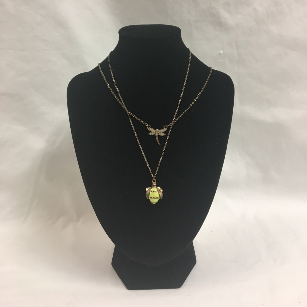 Beetle and Dragonfly Necklaces